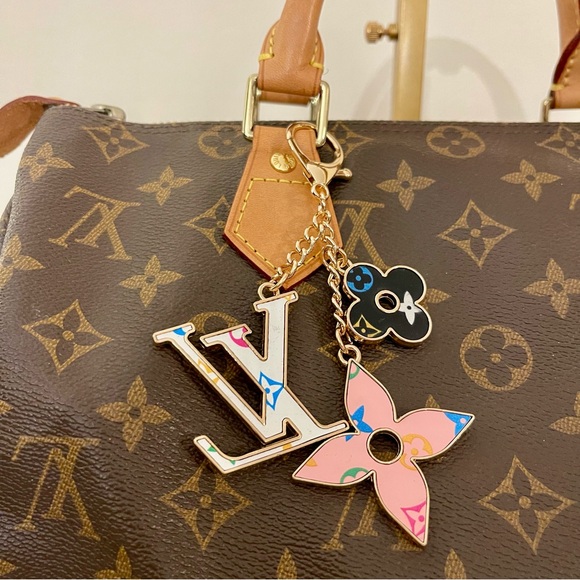 none Accessories - Blooming Flowers Bag Charm and Key Holder